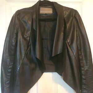 Bod & Christensen Black Leather Jacket